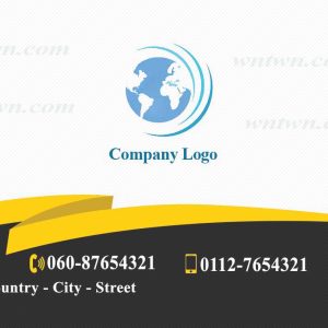 Modern Business Card Template – Fully Editable PSD (Front & Back Design)