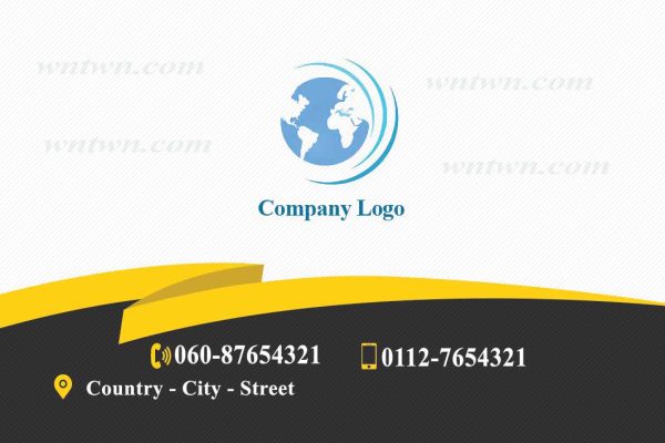 Modern Business Card Template – Fully Editable PSD (Front & Back Design) - Image 2
