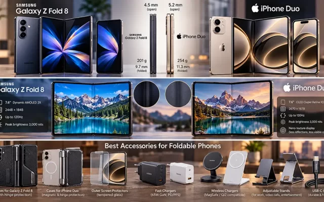 Galaxy Z Fold 8 vs iPhone Duo